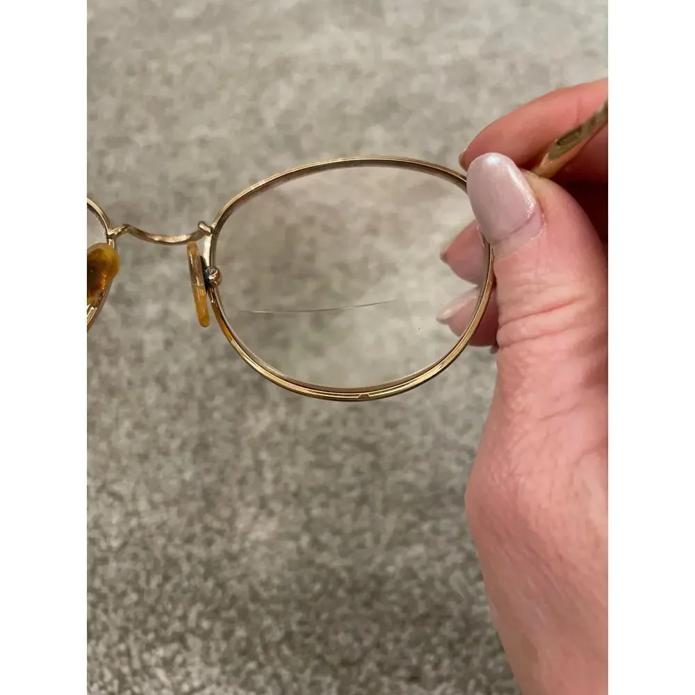Vintage BerDel Steroflex Goldtone and Tortoise Optical Frames